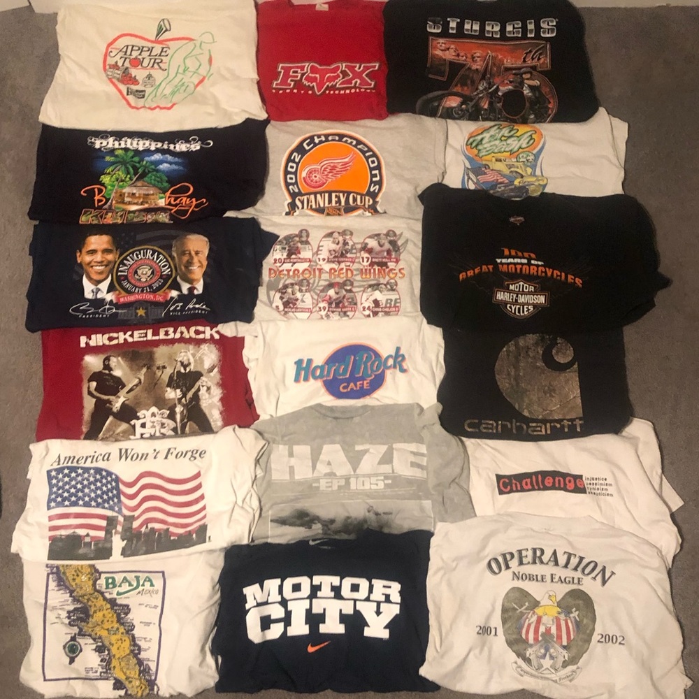 Vintage t shirt bundle of 18